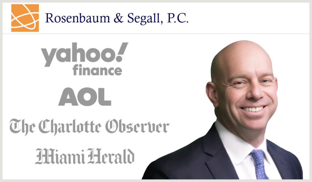 Rosenbaum & Segall, P.C. seen on Yahoo Finance, AOL, The Charlotte Observer, Miami Herald